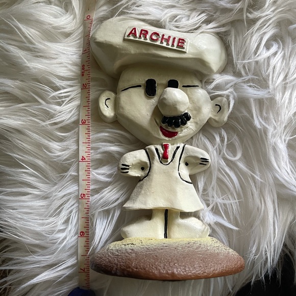 Vintage Archway Cookies Award Mascot 60s Baker Chef Bakery Resin Figurine Statue - Picture 9 of 9